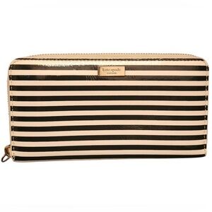 Kate Spade Striped Zipper Wallet